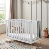 Babymore Kimi Cot Bed - White