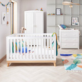 Babymore Mona 3 Piece Room Set - White