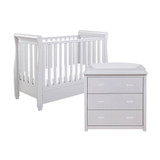 Babymore Eva Sleigh 2 Piece Room Set - Grey