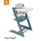 新品未使用品✨STOKKE TRIPP TRAPP FJORD BLUE 青 Stokke® Tripp Trapp® Complete Bundle - Fjord Blue