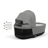 Cybex Priam Pram inc Lux Carrycot - Mirage Grey
