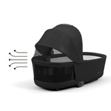 Cybex e-Priam Pram inc Lux Carrycot - Sepia Black