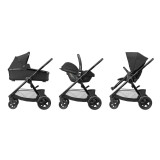 Maxi Cosi Adorra Luxe Cabriofix i-Size & Base Bundle - Twillic Black
