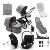 Bugaboo Fox 5 Cloud T Ultimate Bundle - Graphite/Grey Melange