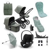 Bugaboo Fox 5 Cloud T Ultimate Bundle - Black/Forest Green