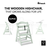 Hauck Alpha+ Wooden Highchair - Mint