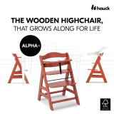 Hauck Alpha+ Wooden Highchair - Cork