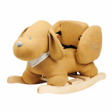 Nattou Charlie The Dog Cotton Rocker - Caramel