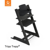 Stokke® Tripp Trapp® + Baby Set & Tray - Oak Black