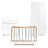 SnuzKot Skandi 3 Piece Nursery Furniture Set - Grey
