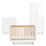 SnuzKot Skandi 3 Piece Nursery Furniture Set - Natural