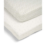 Mamas & Papas Cotbed Fitted Sheets (2 Pack) - Welcome to the World Seedling