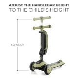 Kinderkraft Halley 2-in-1 Scooter - Grassland Green