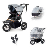 Out n About Nipper V5 New Parent Starter Bundle - Rocksalt Grey