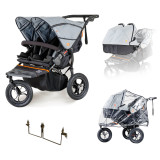 Out n About Nipper V5 Twin Starter Bundle - Rocksalt Grey