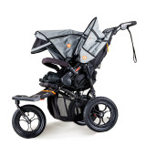 Out n About Nipper V5 Twin Starter Bundle - Rocksalt Grey