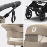 Bugaboo Donkey 5 Mono Stroller - Black/Desert Taupe