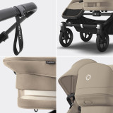 Bugaboo Donkey 5 Duo Stroller - Black/Desert Taupe