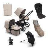 Bugaboo Fox 5 Complete Bundle - Black/Desert Taupe