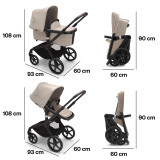Bugaboo Fox 5 Cloud T Ultimate Bundle - Black/Desert Taupe
