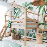 Boori Forest Teepee Loft Bed - Almond