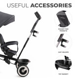 Kinderkraft Aston Tricycle - Malachite Grey