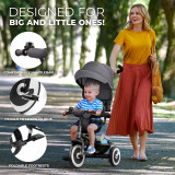 Kinderkraft Aston Tricycle - Malachite Grey