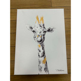 Childhome Giraffe Head Oil Painting (30 x 40 cm) (Ex-Display)