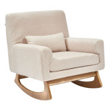 Gaia Serena Rocking/Feeding Chair - Biscuit/Oak