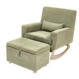 Gaia Serena Rocking/Feeding Chair - Sage/Oak