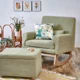 Gaia Serena Rocking/Feeding Chair - Sage/Oak