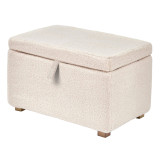 Gaia Serena Footstool - Biscuit