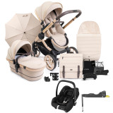 iCandy Peach 7 + Cabriofix i-Size & Base Bundle - Biscotti