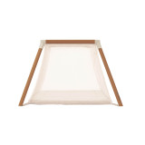 Tutti Bambini CoZee Go 3-in-1 Bassinet, Travel Cot & Playpen - Scandinavian Walnut/Ecru