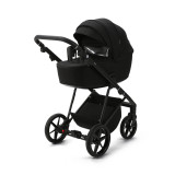 Mee-Go Milano Evo 3-in-1 Plus Base Travel System - Abstract Black