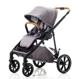 Mee-Go Uno+ 2-in-1 Tandem Pushchair & Accessories - Grey/Chrome