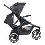 Phil & Teds Sport + Double Kit - Charcoal