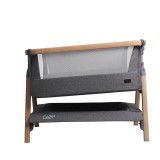 Tutti Bambini CoZee® Air Bedside Crib Essential Bundle - Oak/Charcoal