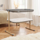 Tutti Bambini Zizee® Essential Crib Bundle - Oak and Charcoal
