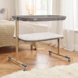 Tutti Bambini Zizee® Essential Crib Bundle - Oak and Charcoal
