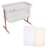 Tutti Bambini Zizee® Essential Crib Bundle - Scandinavial Walnut/Ecru