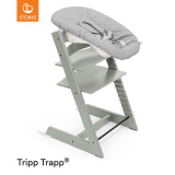 Stokke® Tripp Trapp® Highchair + Newborn Set - Glacier Green