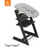 Stokke® Tripp Trapp® Highchair + Newborn Set - Oak Black