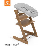 Stokke® Tripp Trapp® Highchair + Newborn Set - Oak Brown