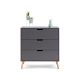 Obaby Maya Mini 3 Piece Room Set - Slate with Natural