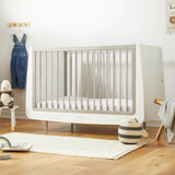 SnuzKot Skandi Cot Bed - Silver Birch