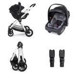 Babymore Mimi Coco i-Size Travel System - Silver