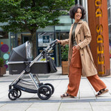 Babymore MeMore V2 13 Piece Coco i-Size Travel System - Chrome