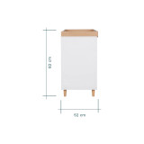 Tutti Bambini Hygge 2 Piece Room Set - White/Light Oak