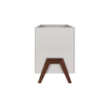Tutti Bambini Fuori Mini Cot Bed - Warm Walnut/White Sand